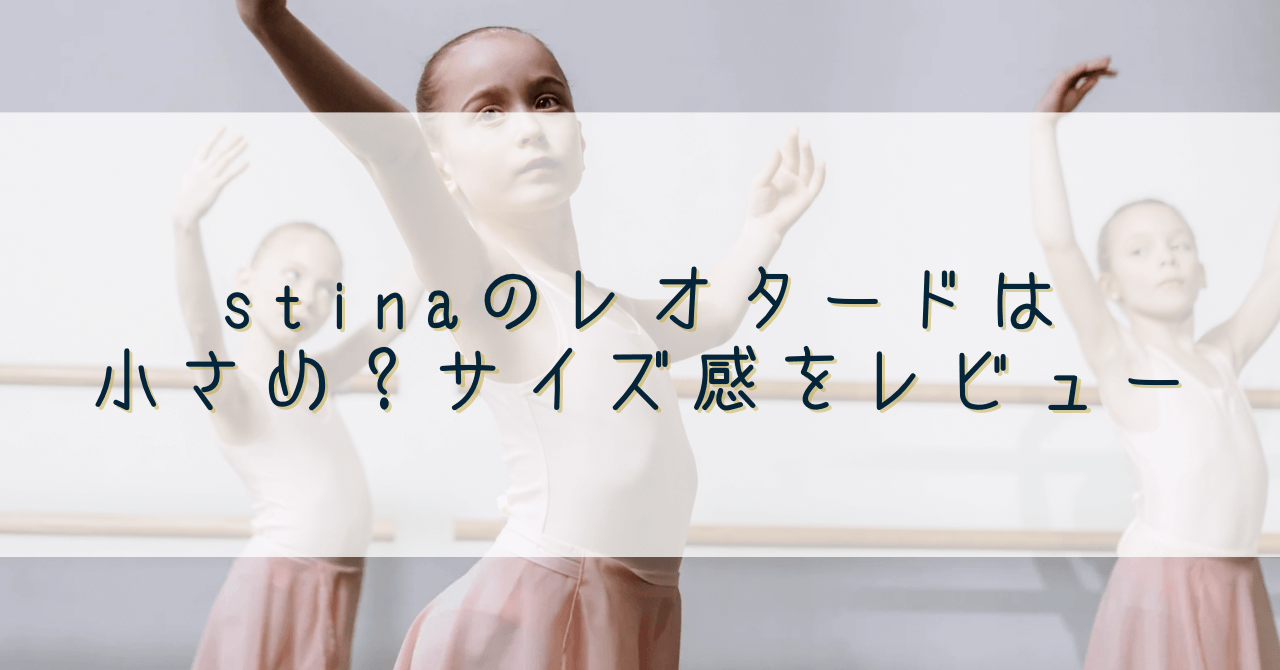 stina（スティナ）のレオタードのサイズ感は小さめなのか？買ってみた 